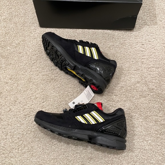 ADIDAS ZX 8000 X LEGO® black SHOES big kids size 4 brand new with box - Picture 5 of 8